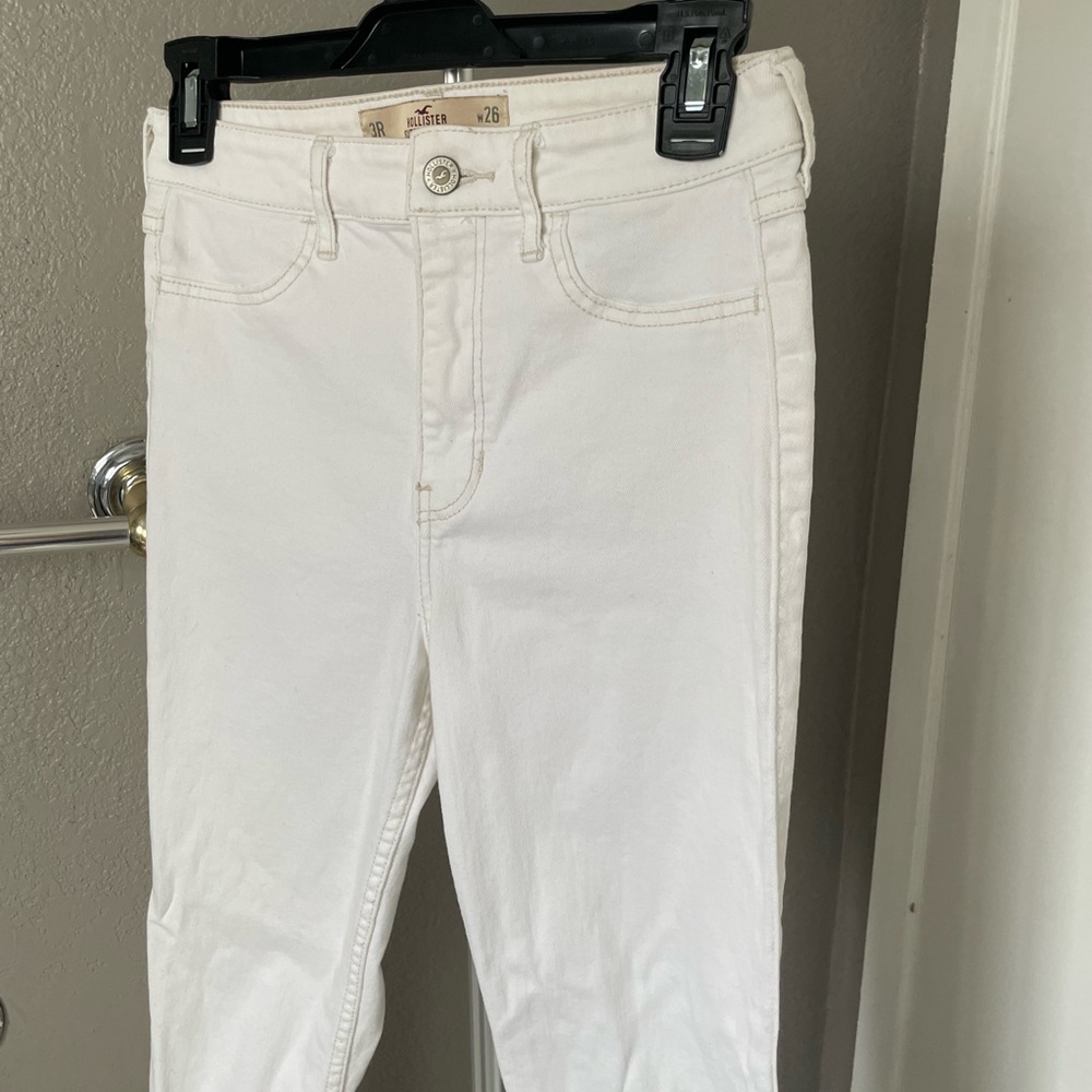 Hollister White Super Skinny Jeans